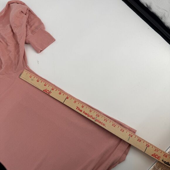 LAKE Pajama Set Shorts Long Sleeve Top Sleep Lounge Comfort Pink Womens Size XS - Picture 7 of 14